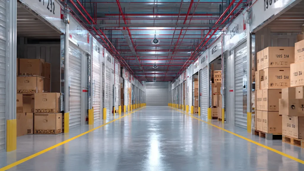 Secure units used to store furniture before leaving the UAE for peace of mind and safety.